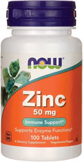 NOW Foods Zinc Gluconate 50mg - 100 Tablets