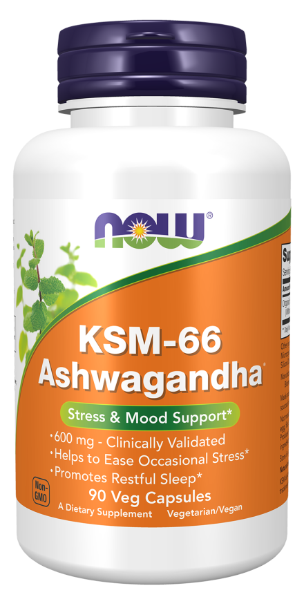 NOW Foods KSM-66 Ashwagandha 90 VCaps