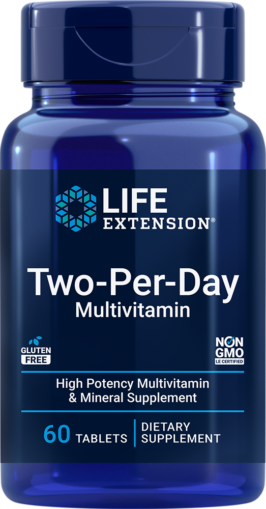 Life Extension Two-Per-Day Multivitamin 60 Tablets