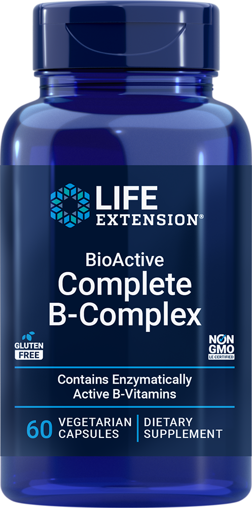 Life Extension BioActive Complete B-Complex 60 Veg Capsules