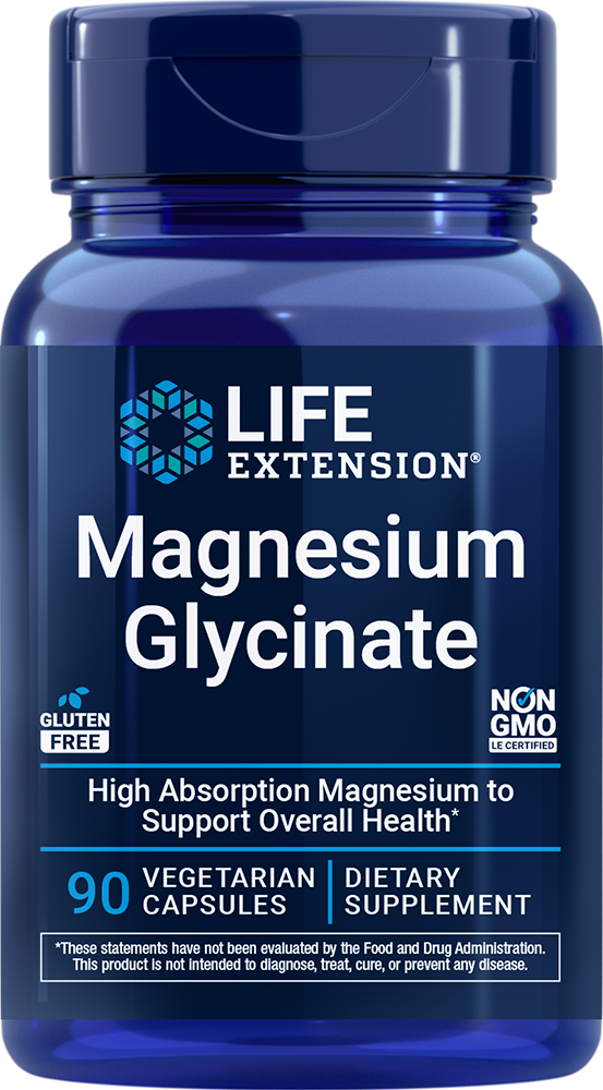 Life Extension Magnesium Glycinate 90 Veg Capsules