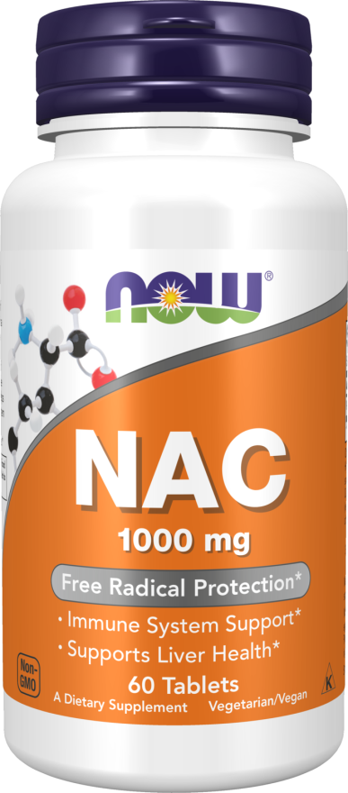 NOW Foods NAC 1000mg 120 Tablets